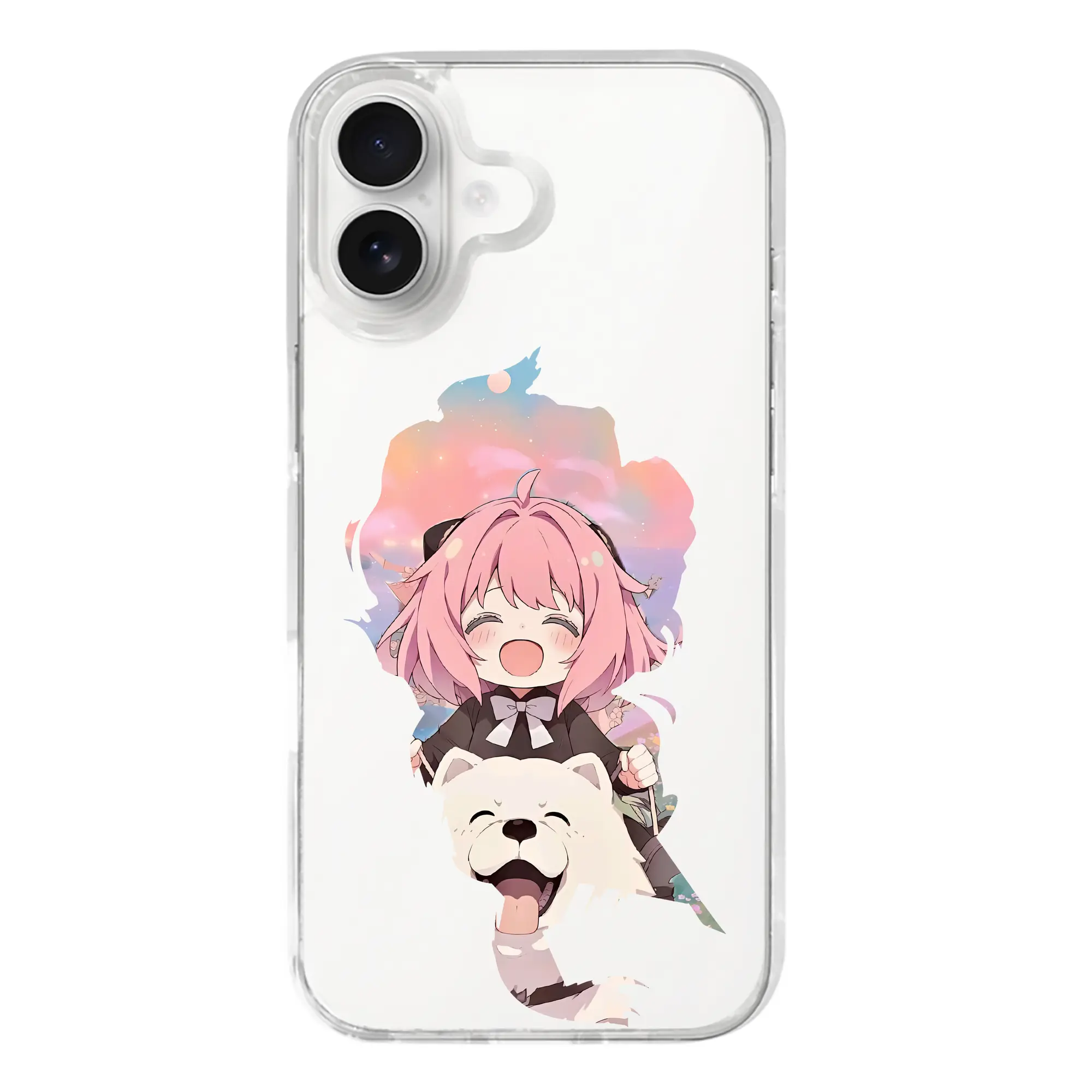 スパイファミリー グッズ,アーニャ・フォージャー（Anya Forger） - iPhone 17シリーズ 透明スマホケース – 薄型・耐衝撃・精密フィット保護カバー